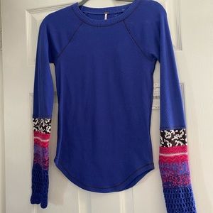 Free people thermal crochet top